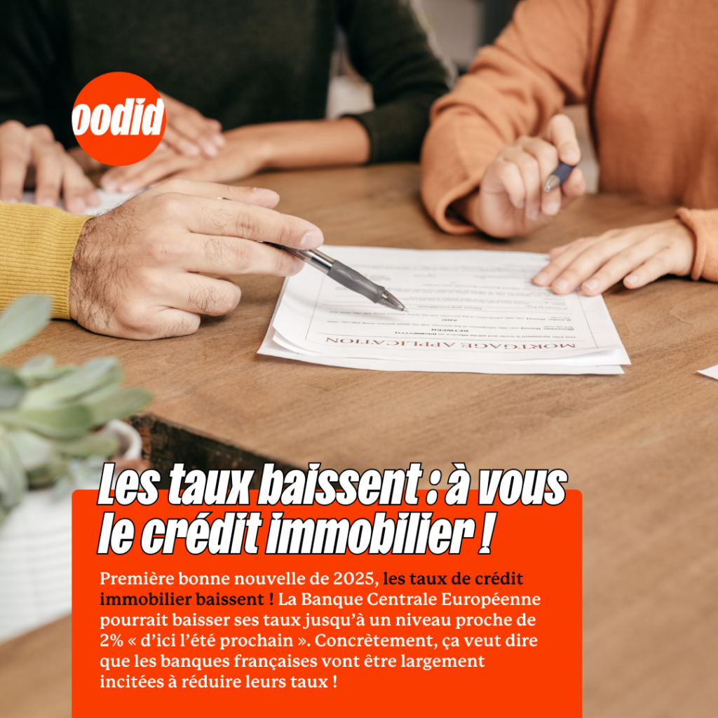 crédit immobilier taux emprunt