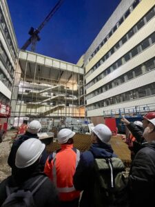 Cobaty 76 Centre Becquerel visite chantier Rouen