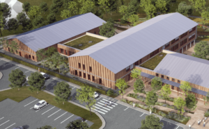 Groupe scolaire Gournay-en-bray-chantier-perspective