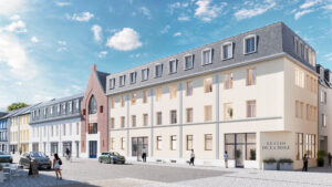 le clos de la risle réhabilitation logements commerces pont audemer